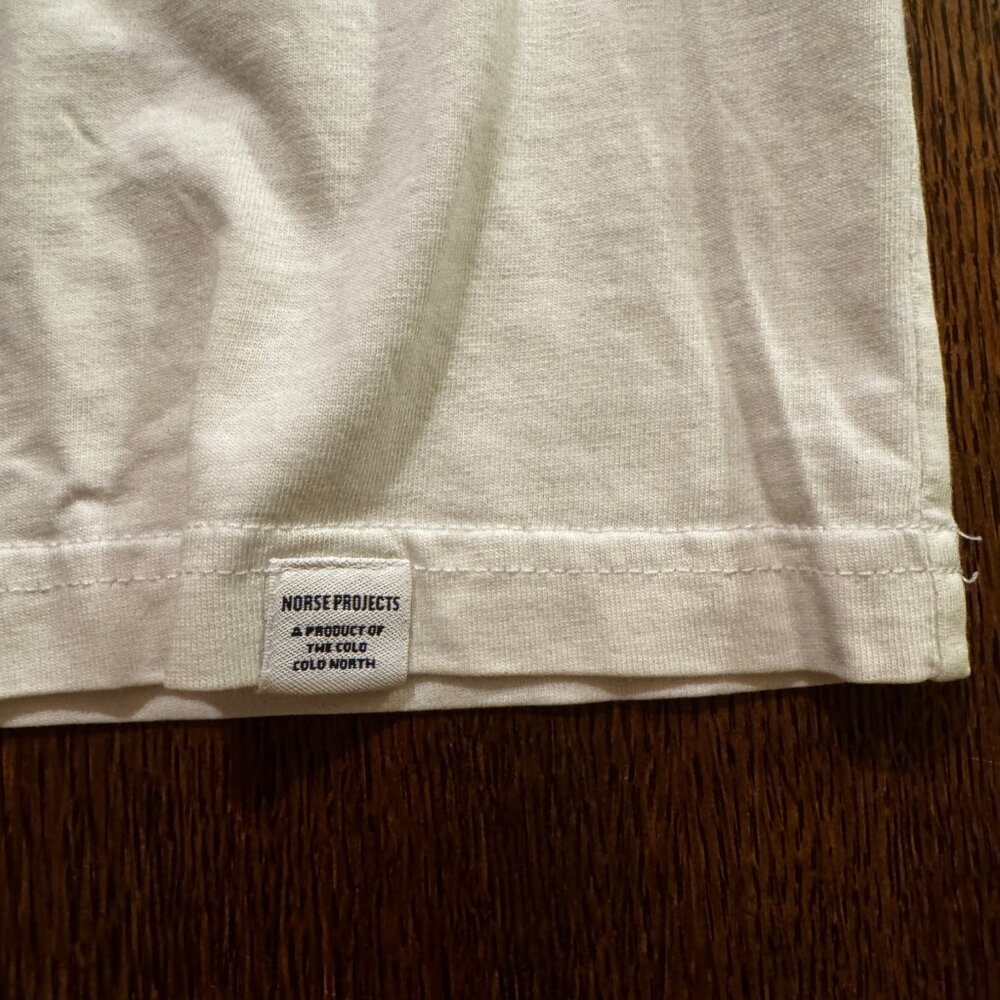 Norse Projects Organic Cotton white tee (XL) - Picture 2 of 8